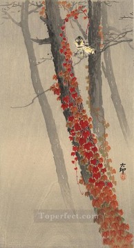  Grande Pintura - grandes tetas en una rama ohara koson shin hanga